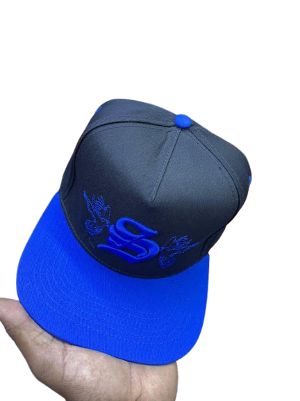 San Francisco Giants Old English S Flying Dove Snapback Cap – Black & Royal Blue